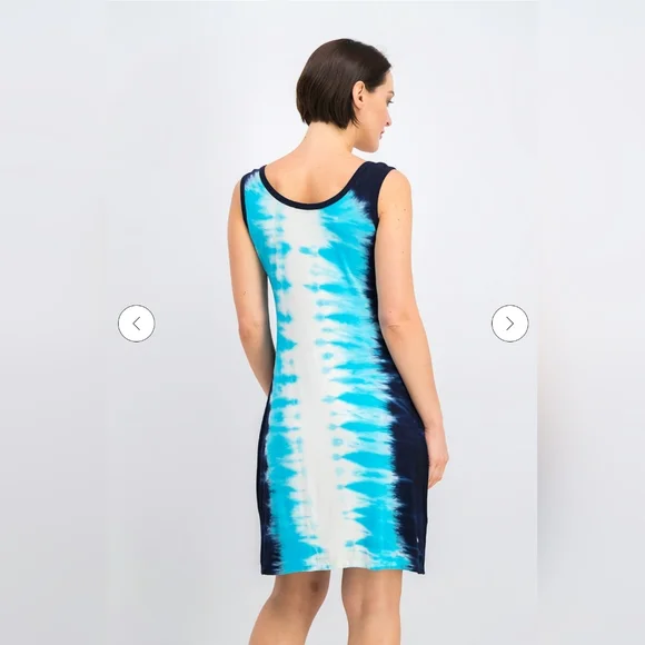 ❤️ CALVIN KLEIN TIE DYE TANK JERSEY DRESS, 8 - Picture 4 of 10